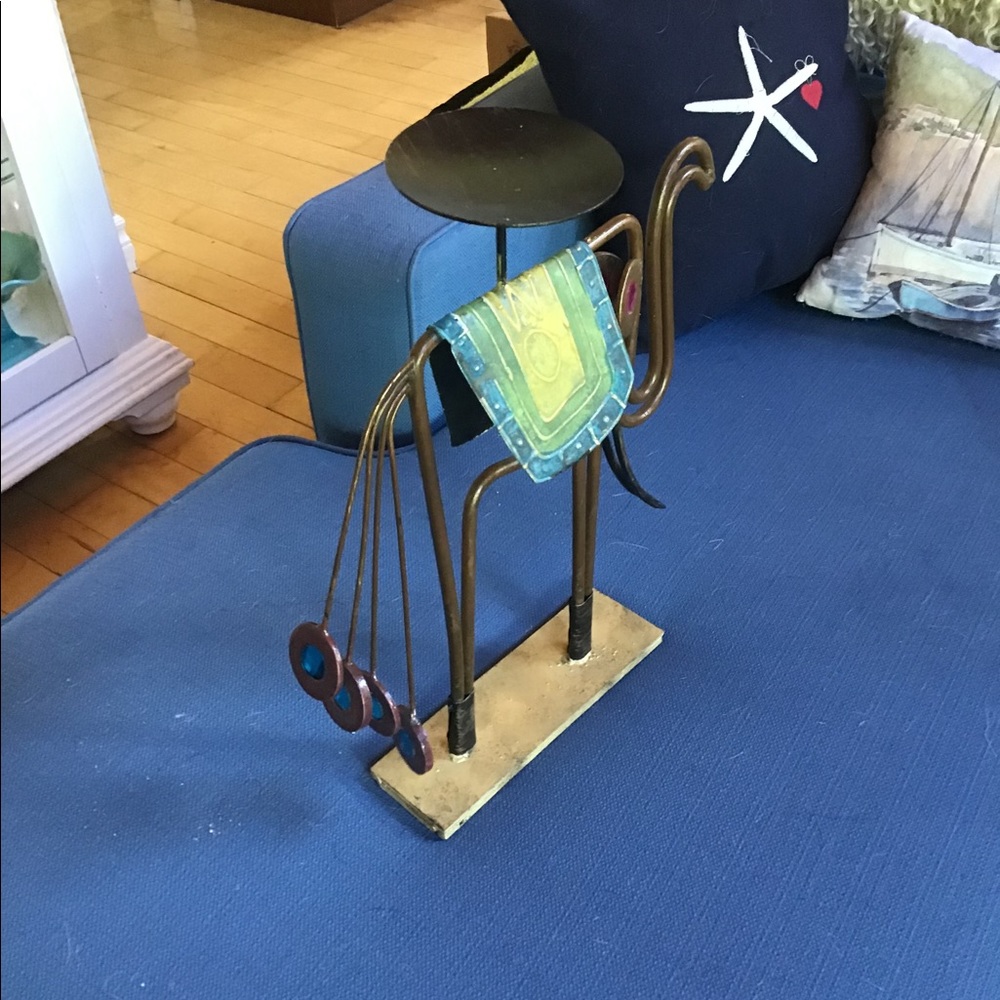 Africain art candle holder!